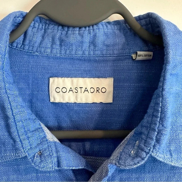COASTAORO Men’s Button Down Size L - Picture 2 of 4